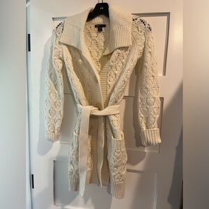 Girls Gap Belted Long Cardigan Size L (10)